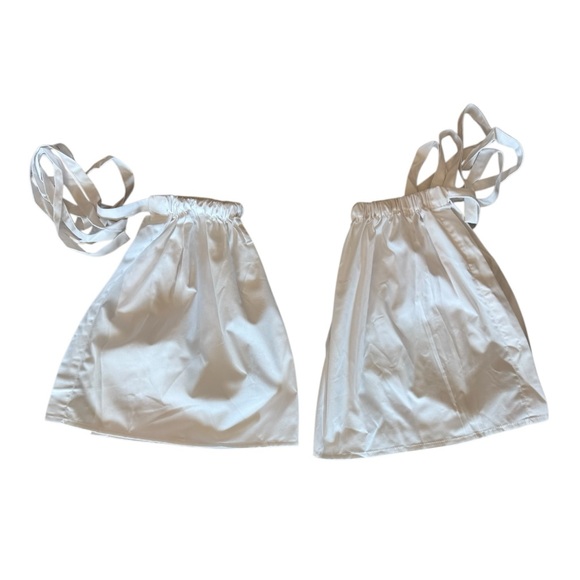 Black & White Tie Bell Stretch Sleeves - Picture 8 of 9